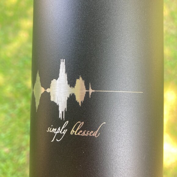 Simply Blessed Soundwave 22oz Water Bottle - Picture 12 of 12